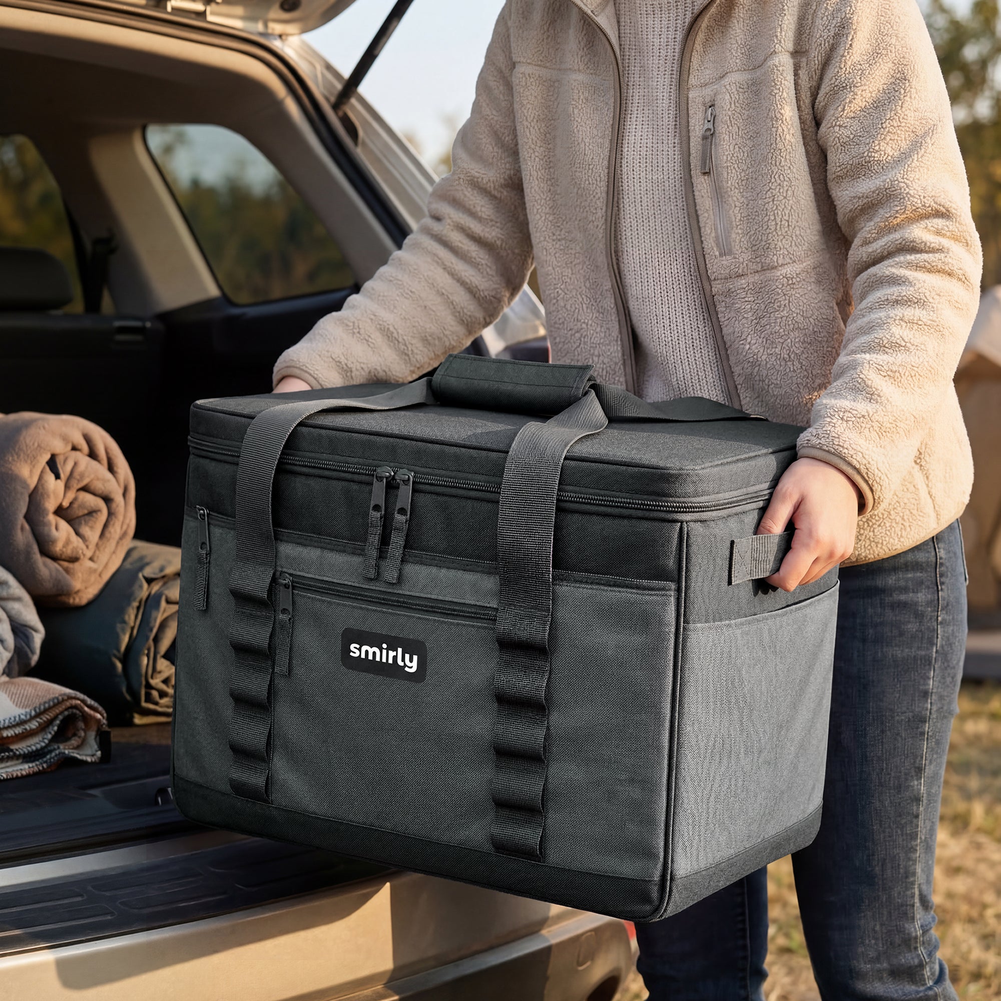 Insulated Grocery Bag - Dark Grey