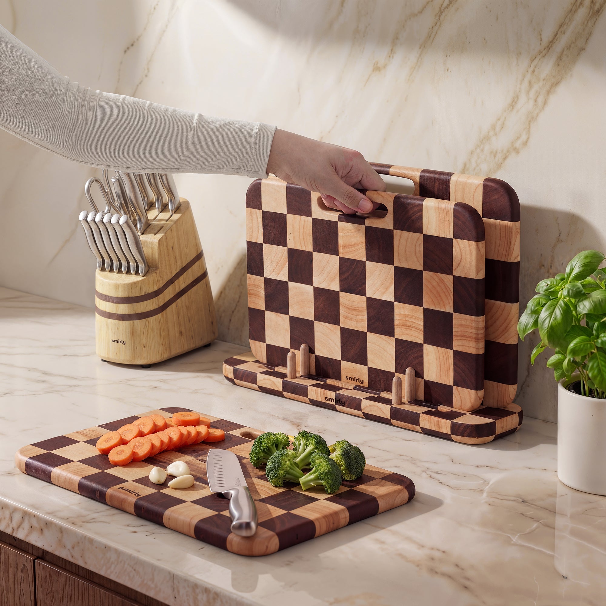 Rubber Cutting Board Set
