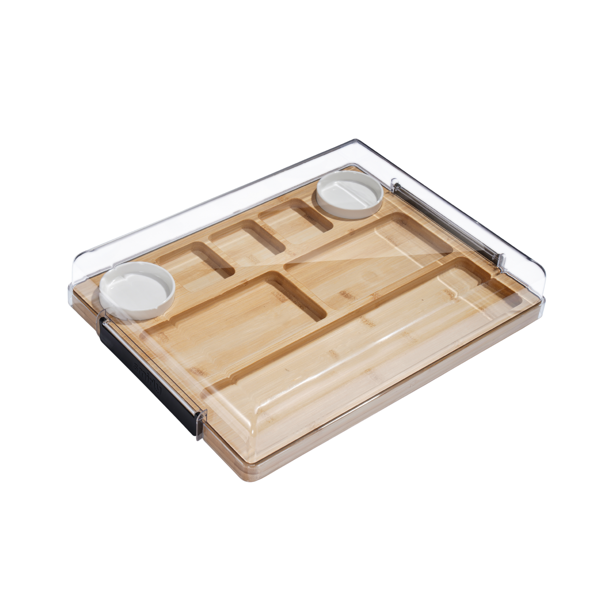 Bamboo Charcuterie Board with Lid