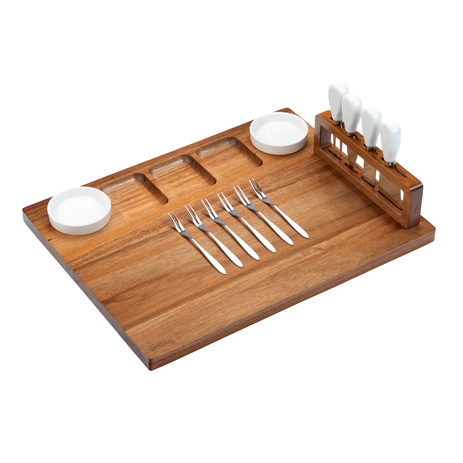 Acacia Flat Charcuterie Board Set