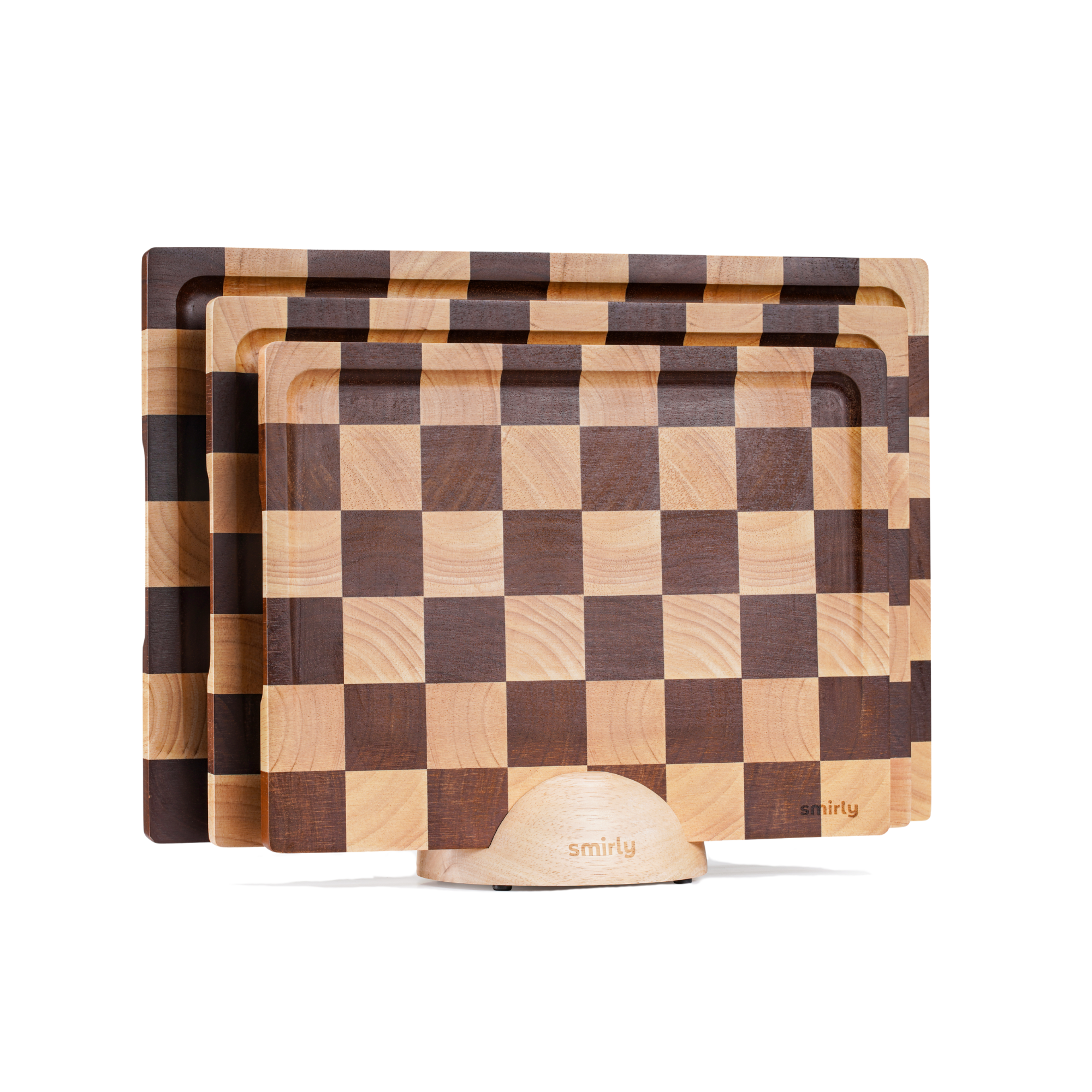 Rubber Wood Cutting Board Set
