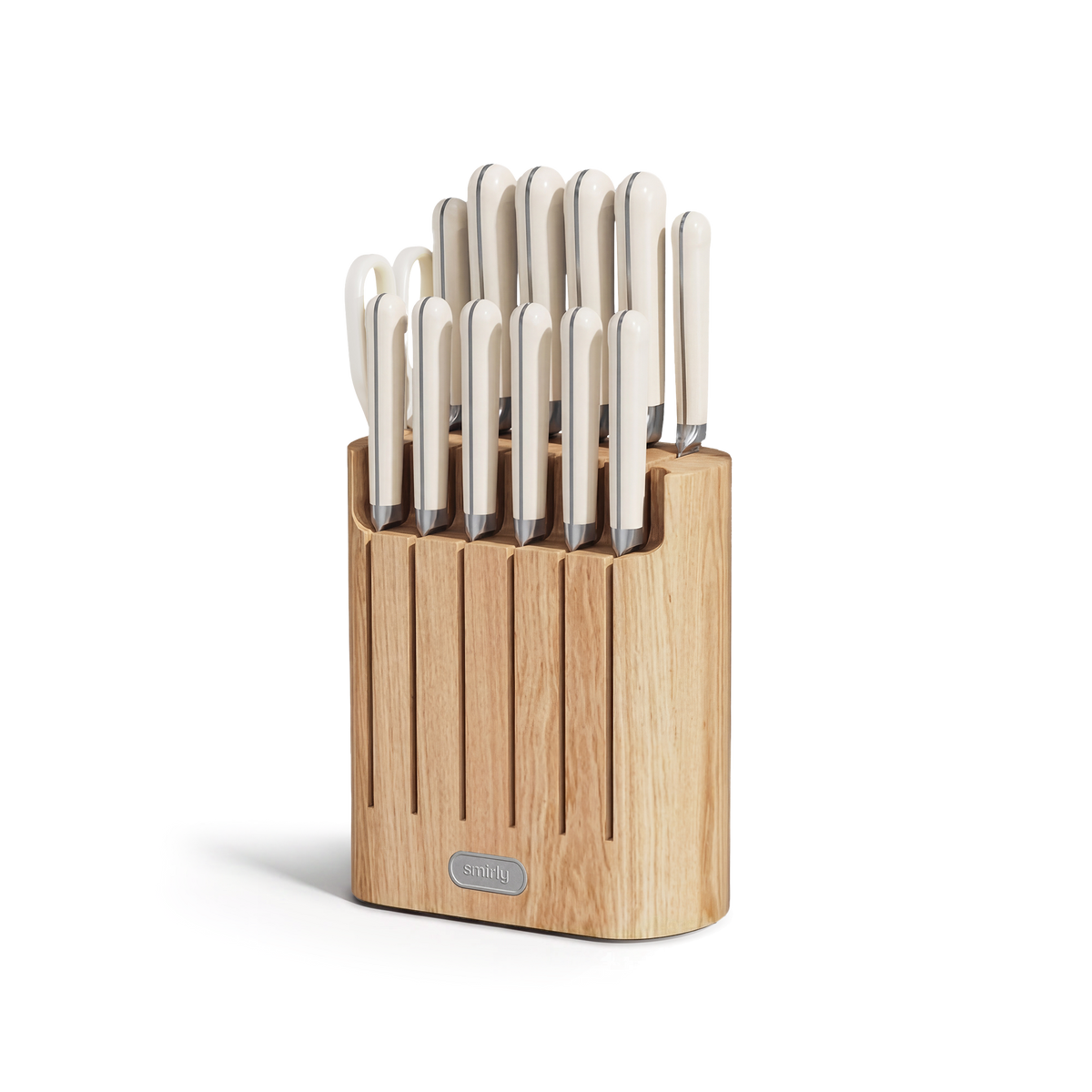 Knife Set Cream White