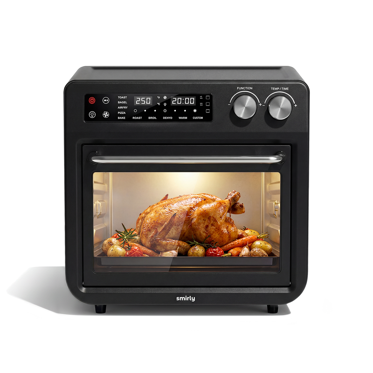 27 QT Touchscreen Air Fryer Oven Black