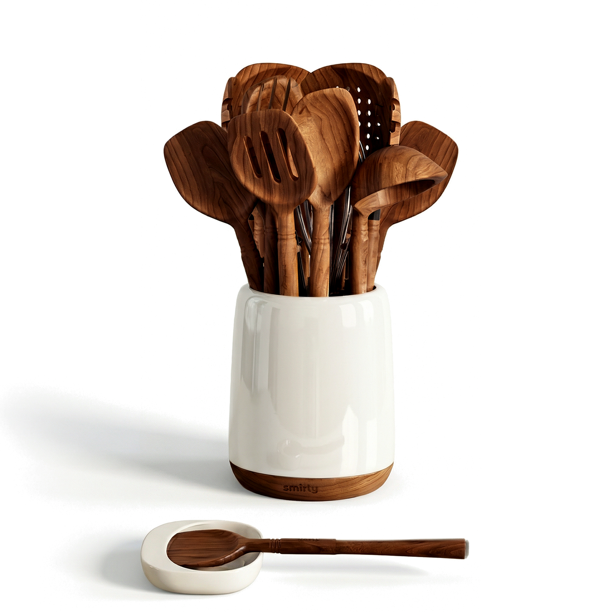 Walnut Cooking Utensil Set