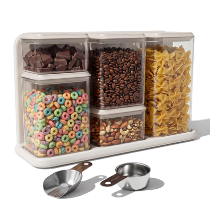 Airtight Food Storage Container - Cream White
