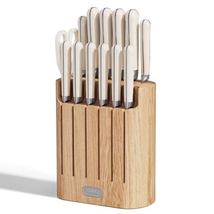 Knife Set Cream White
