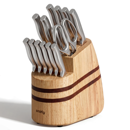 Pine Wood Knife Set