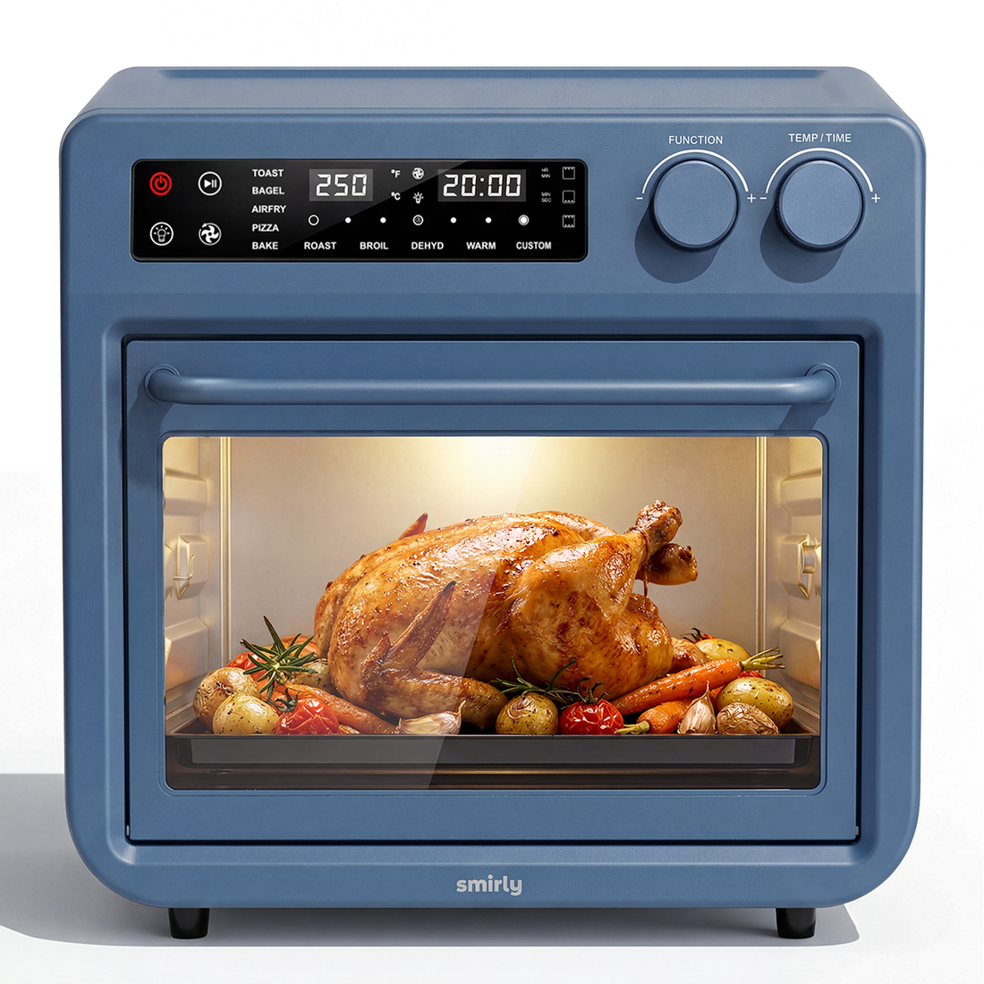 Touch Screen Air Fry Oven - Blue