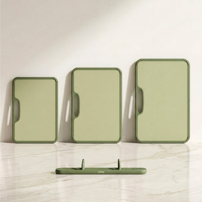 Plastic Cutting Board Set - Green