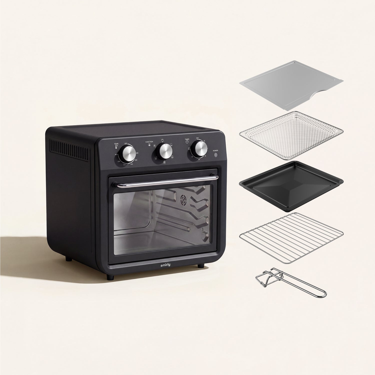 Touch Screen Air Fry Oven - Black