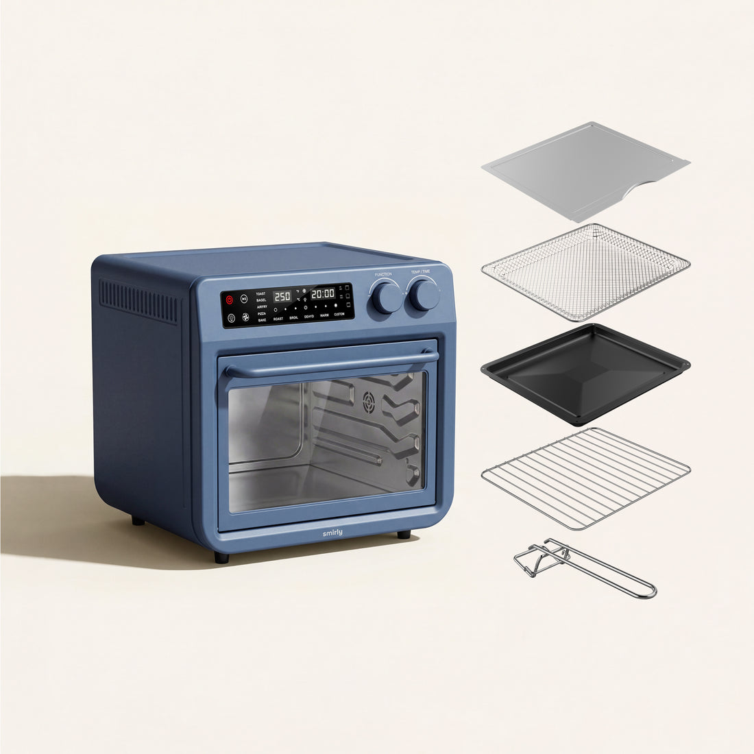Touch Screen Air Fry Oven - Blue