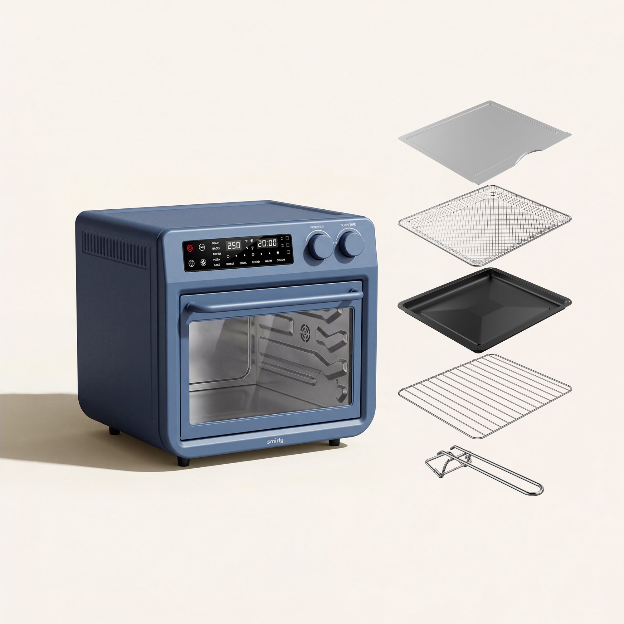 Touch Screen Air Fry Oven - Blue