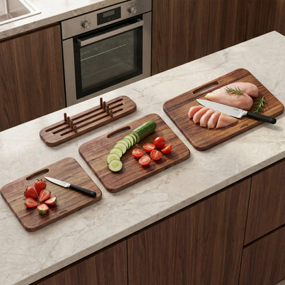 Walnut Cutting Board Set