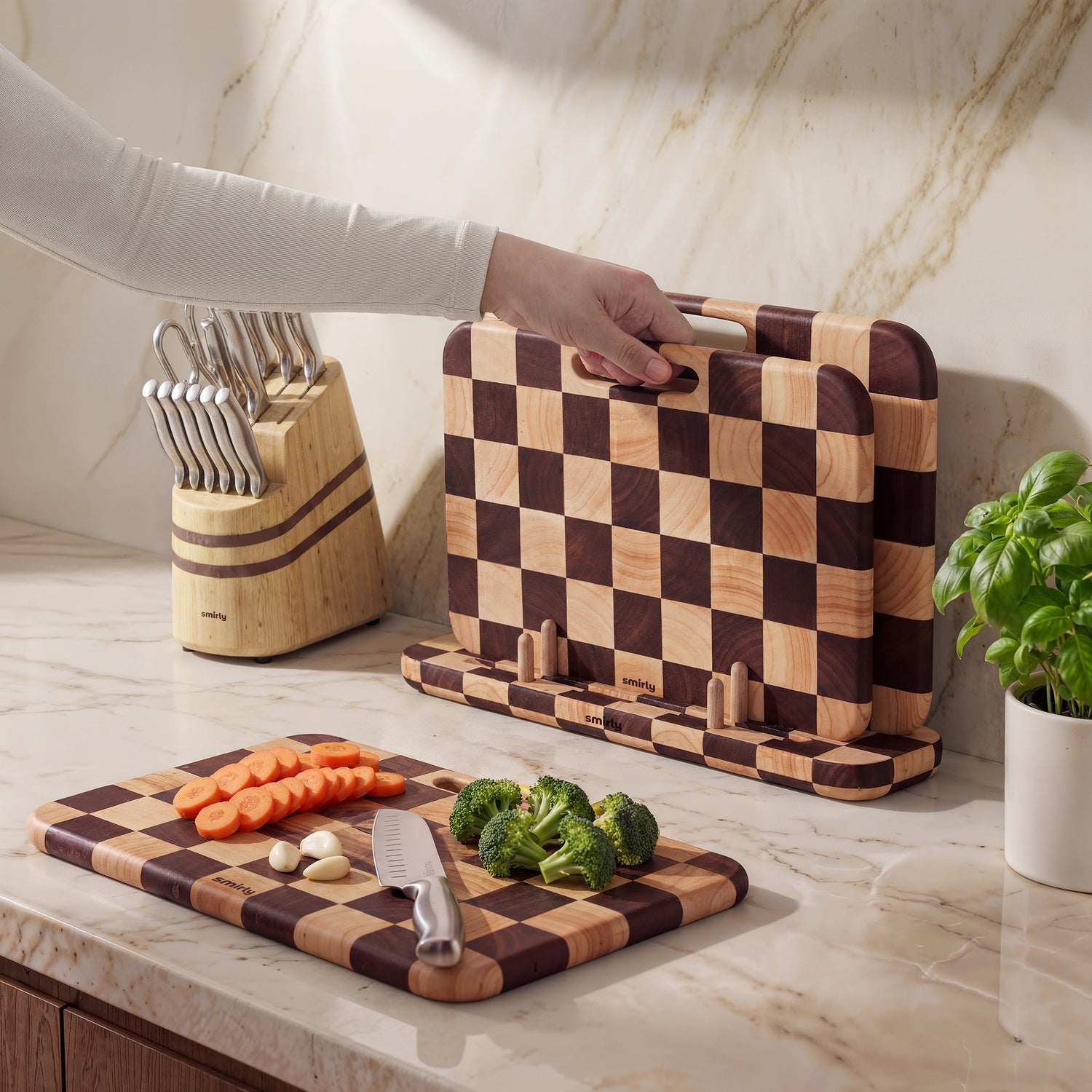 Rubber Cutting Board Set
