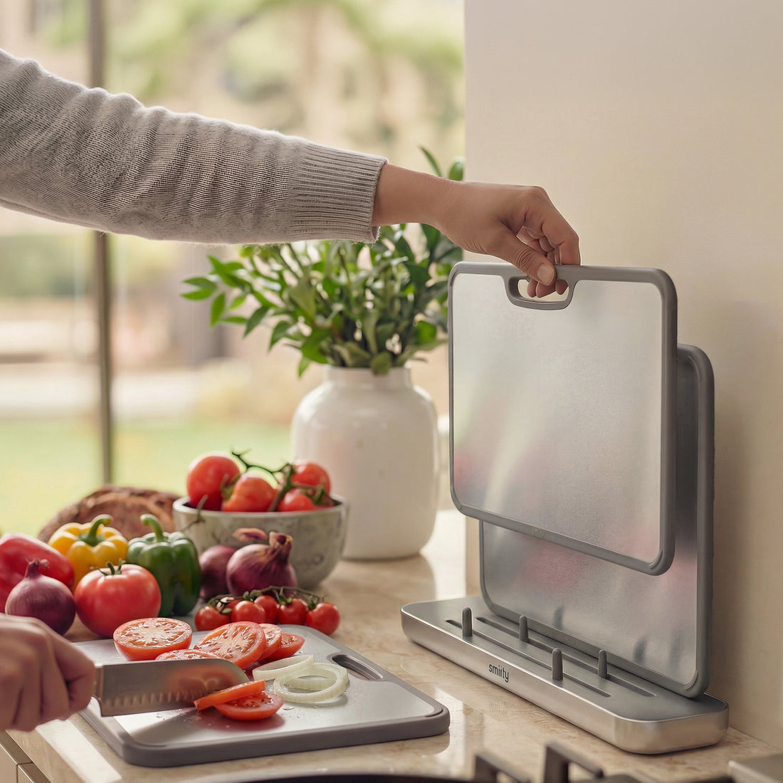 Titanium Cutting Board Set