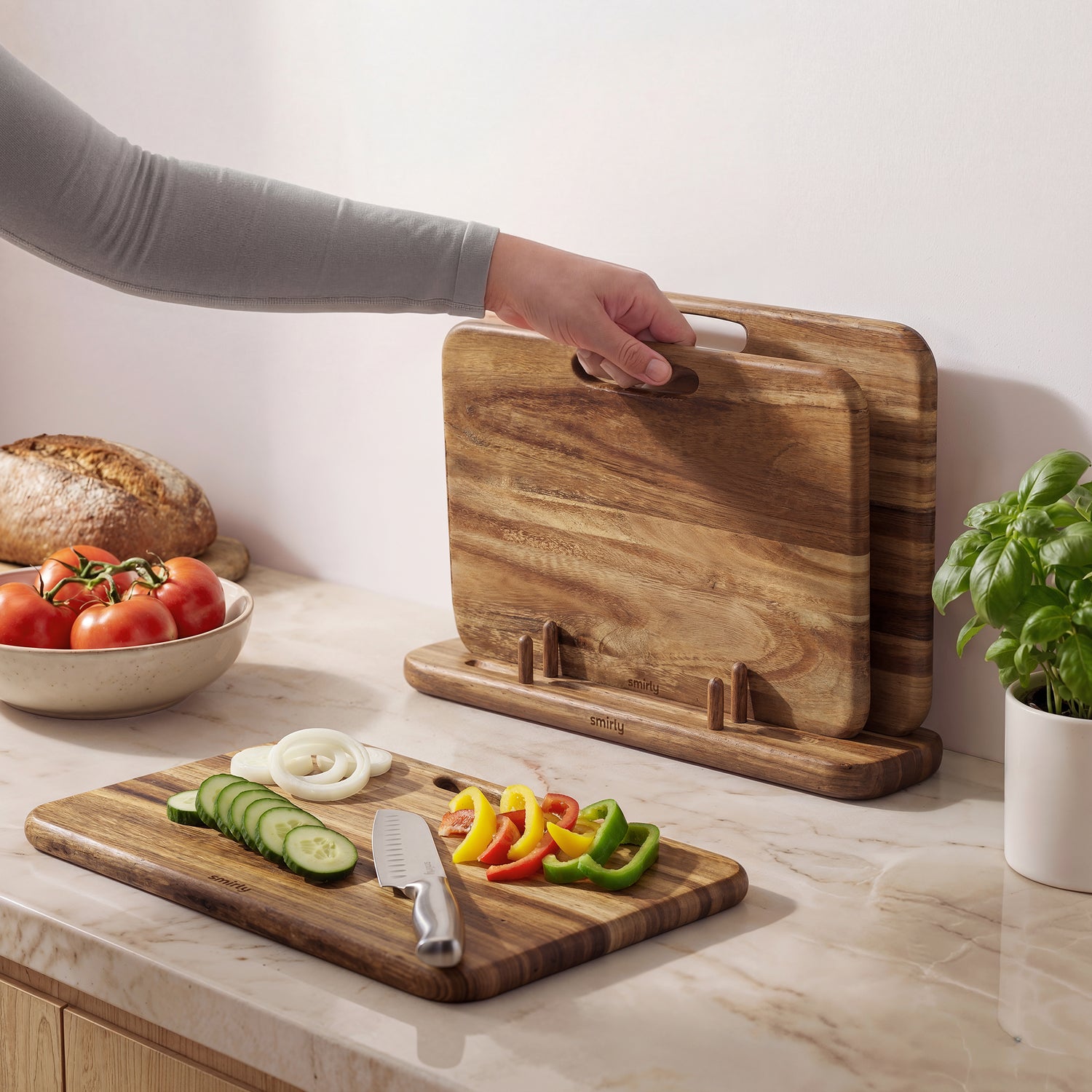 Acacia Cutting Board Set