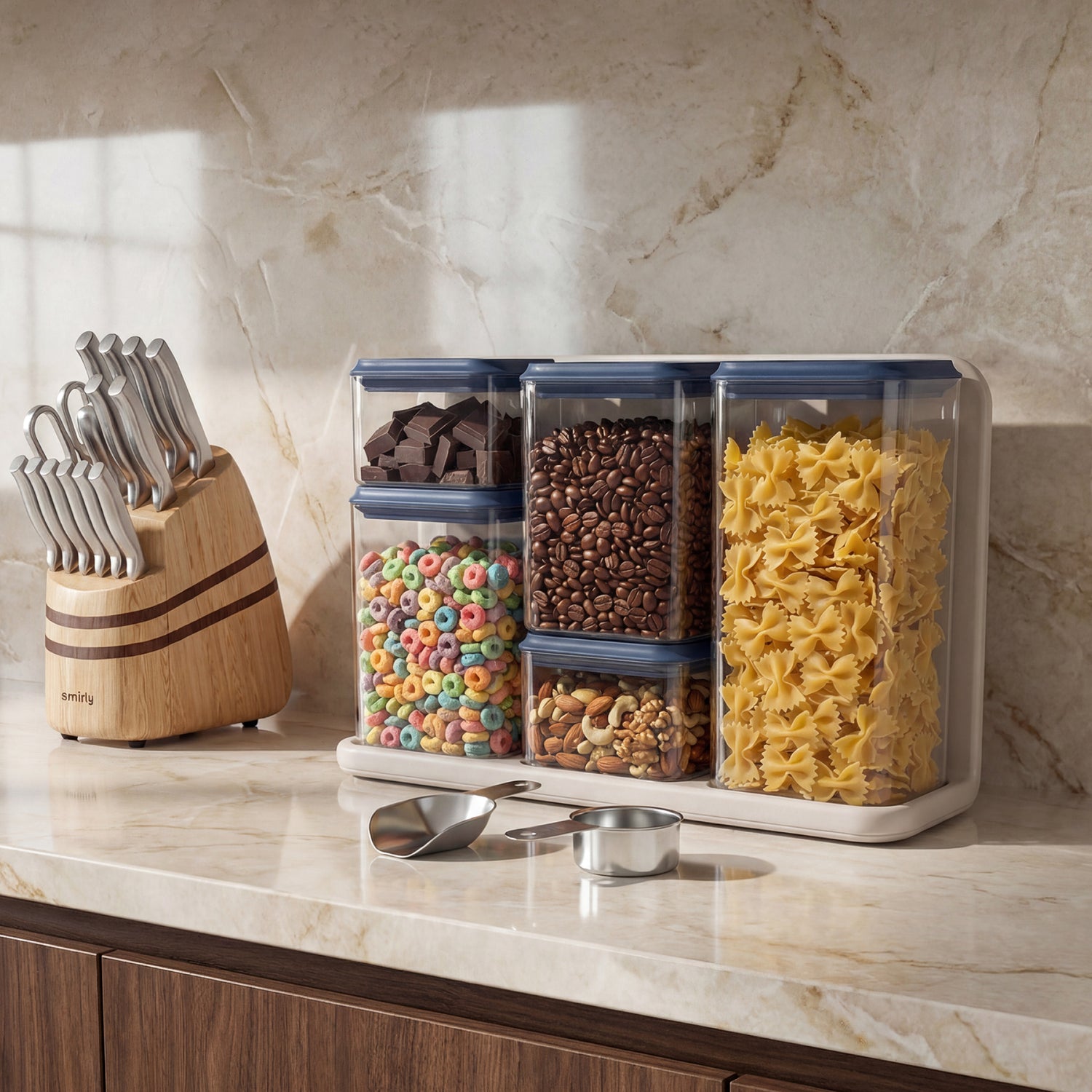 Airtight Food Storage Container - Blue