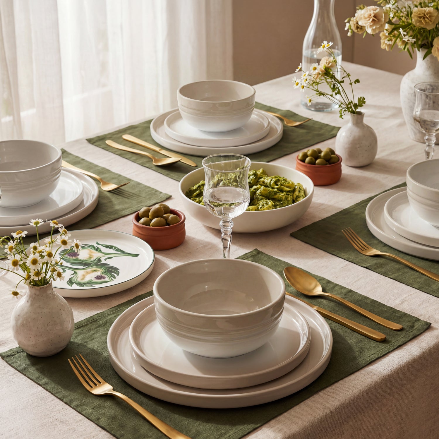Dinnerware - Cream White