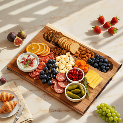 Large Teak Cutting Board Set