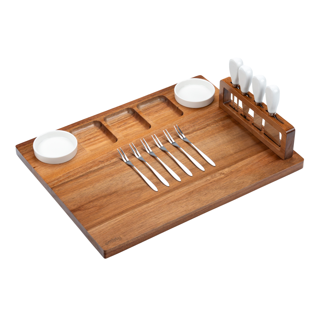 Acacia Flat Charcuterie Board Set