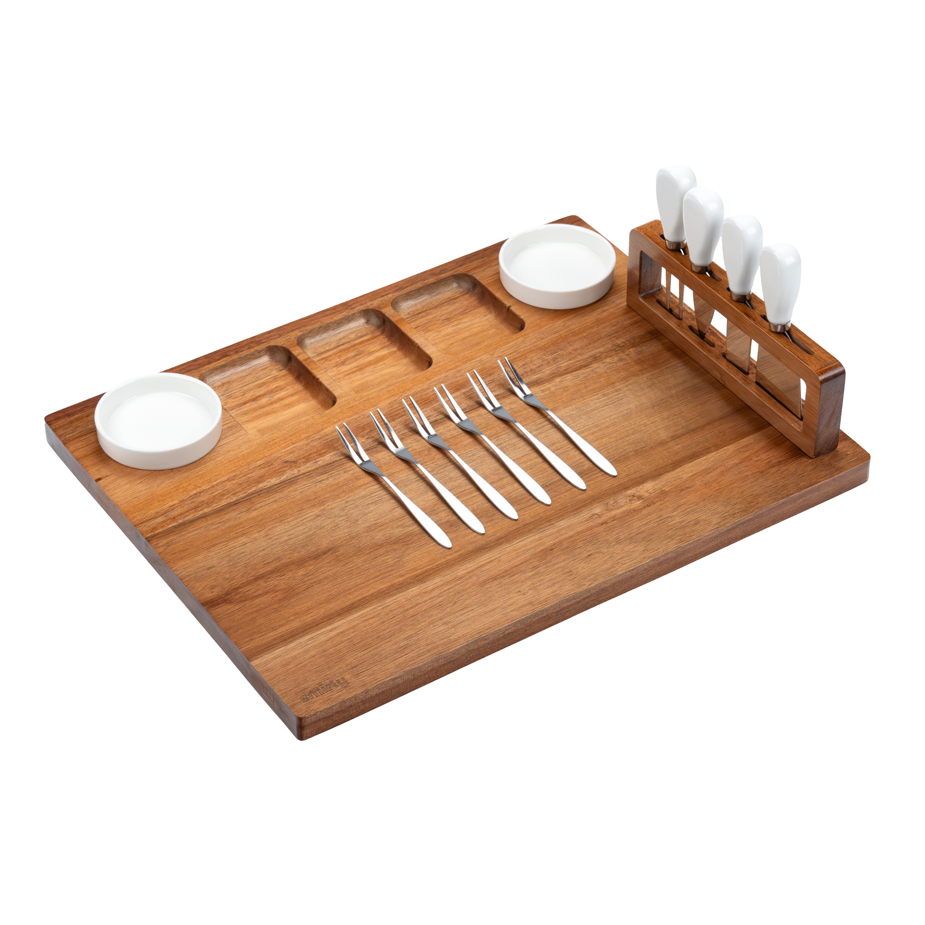 Acacia Flat Charcuterie Board Set