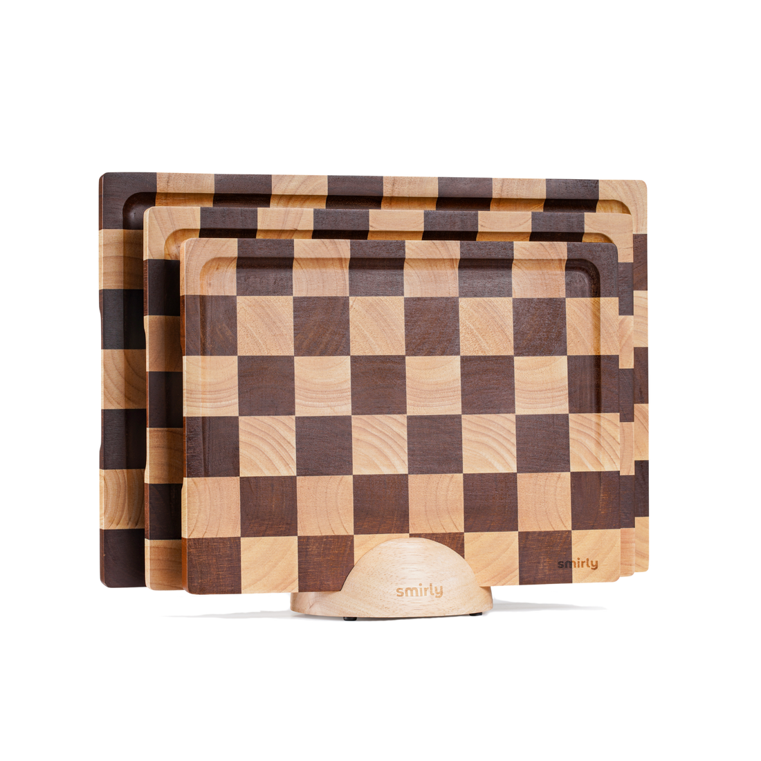 Rubber Wood Cutting Board Set
