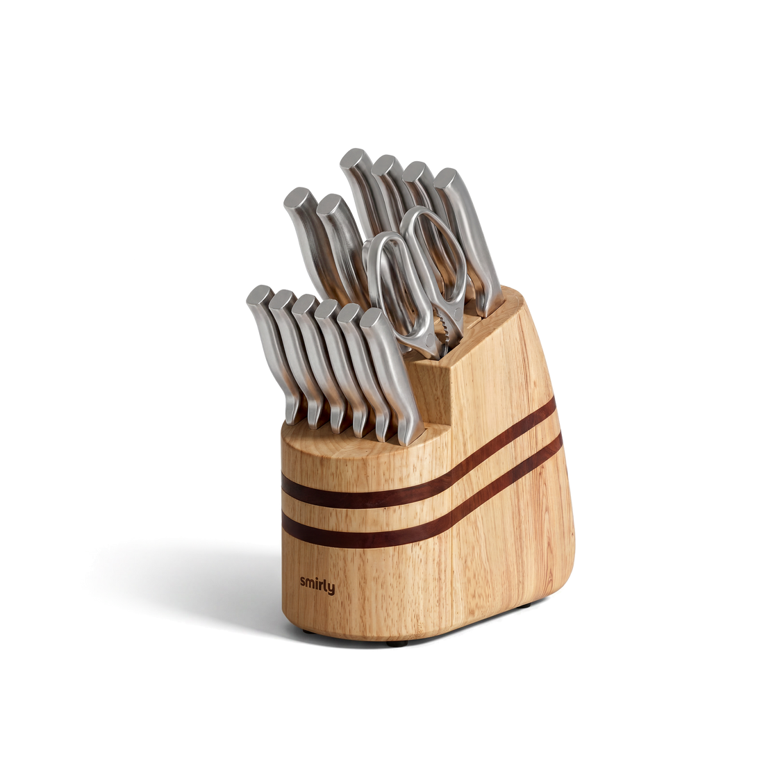 Pine Wood Knife Set