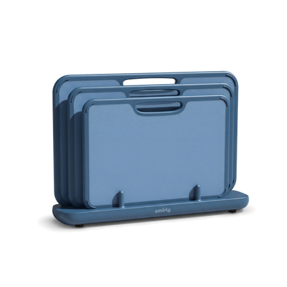 Plastic Cutting Board Set - Blue