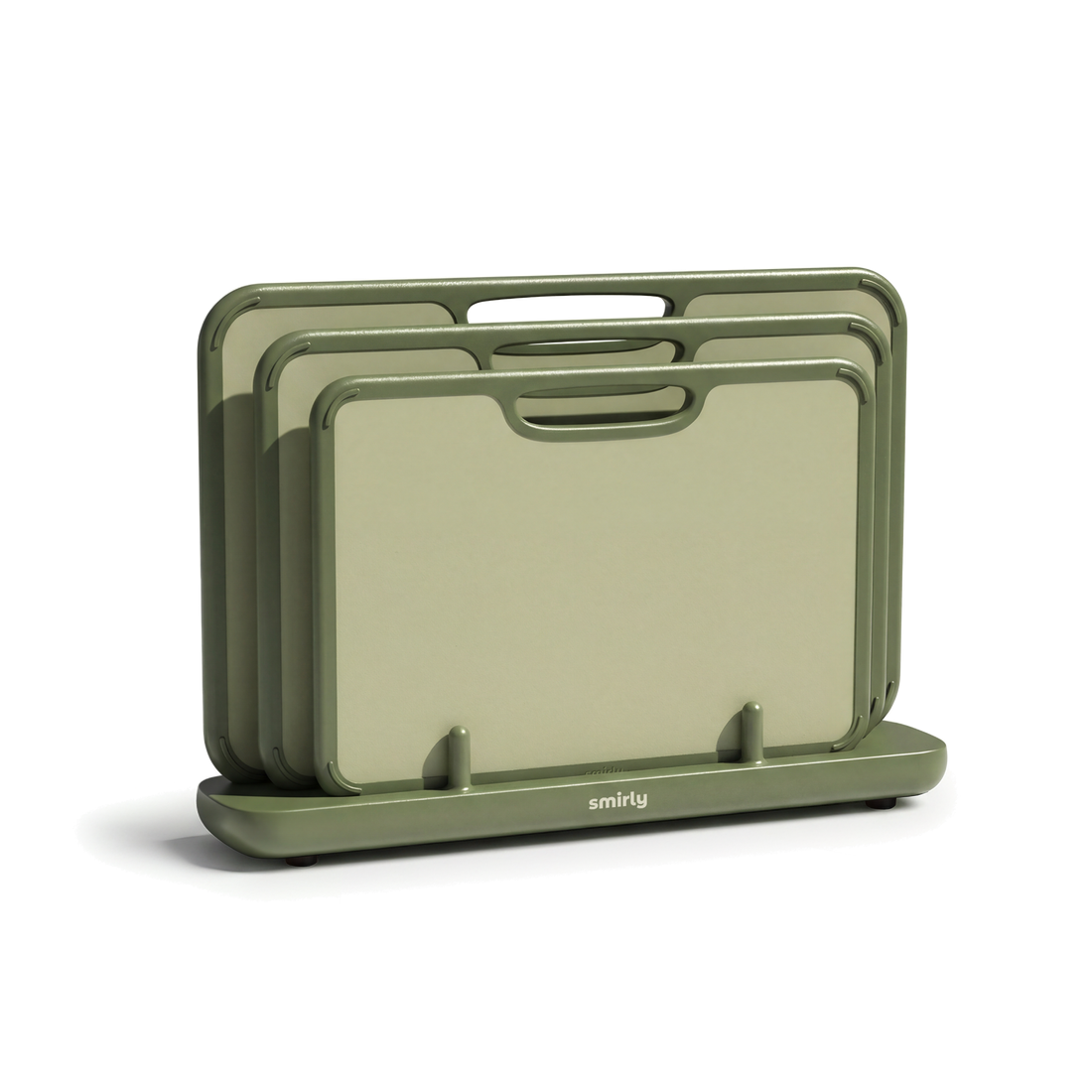 Plastic Cutting Board Set - Green