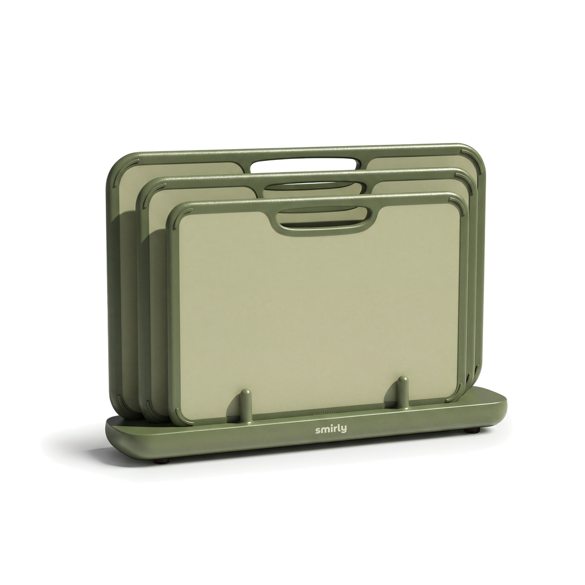 Plastic Cutting Board Set - Green