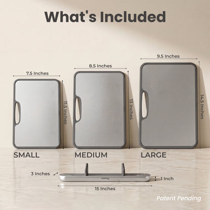 Titanium Cutting Board Set
